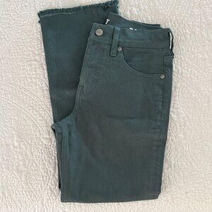 J. Crew Women's Straight Leg Jeans in Teal